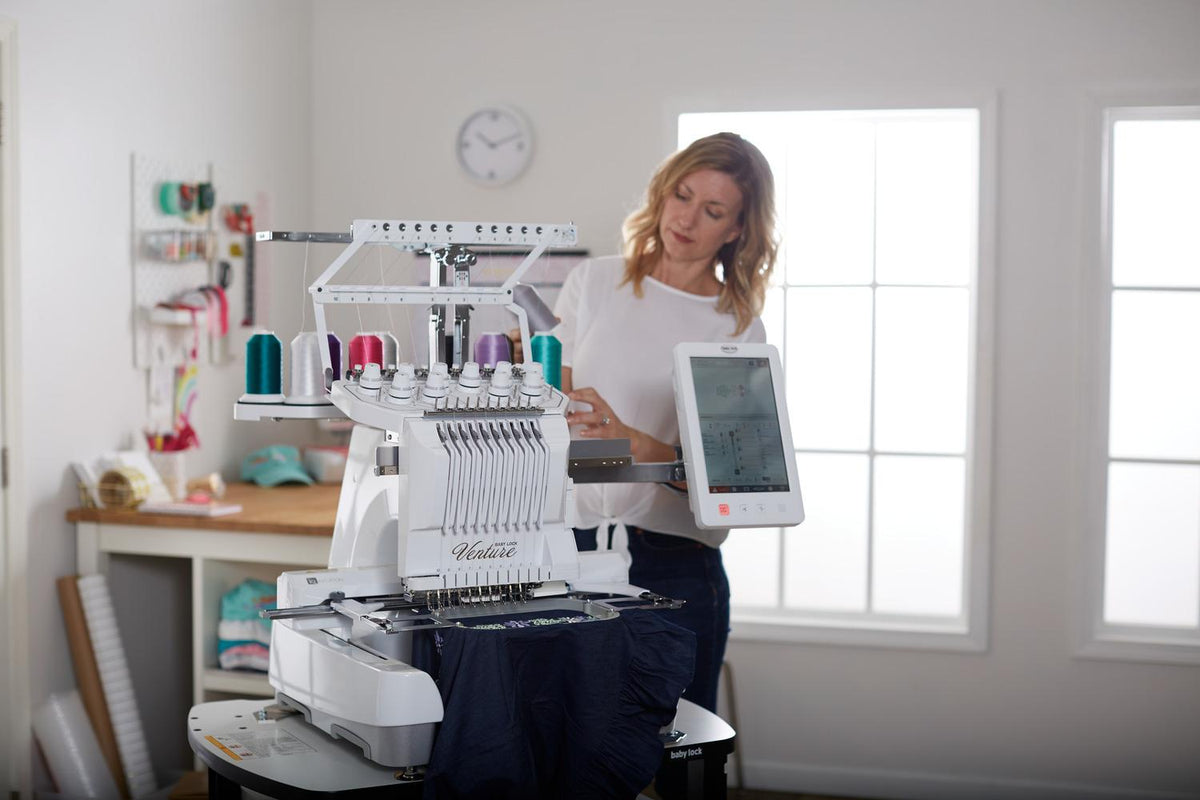 Venture 10 Needle Embroidery Machine Sew Downtown