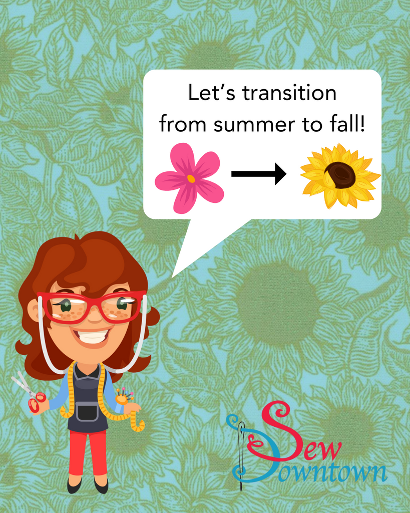 Embrace the Transition from Summer to Fall with Chenille Magic at Sew Downtown