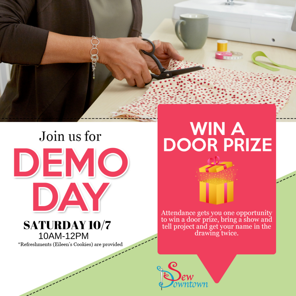 Sew Downtown Demo Day: Crafting Connections and Skills