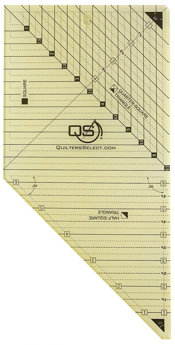 Quilters Select 3n1 Half Square Combo Ruler – Sew Downtown